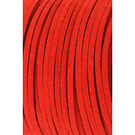 Suede Imitatie 3mm Rood